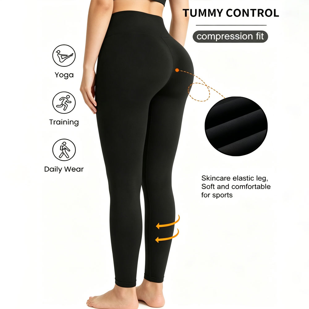 Pilate Yoga Workout - Leggings Esportivas Femininas de Alta Elasticidade,