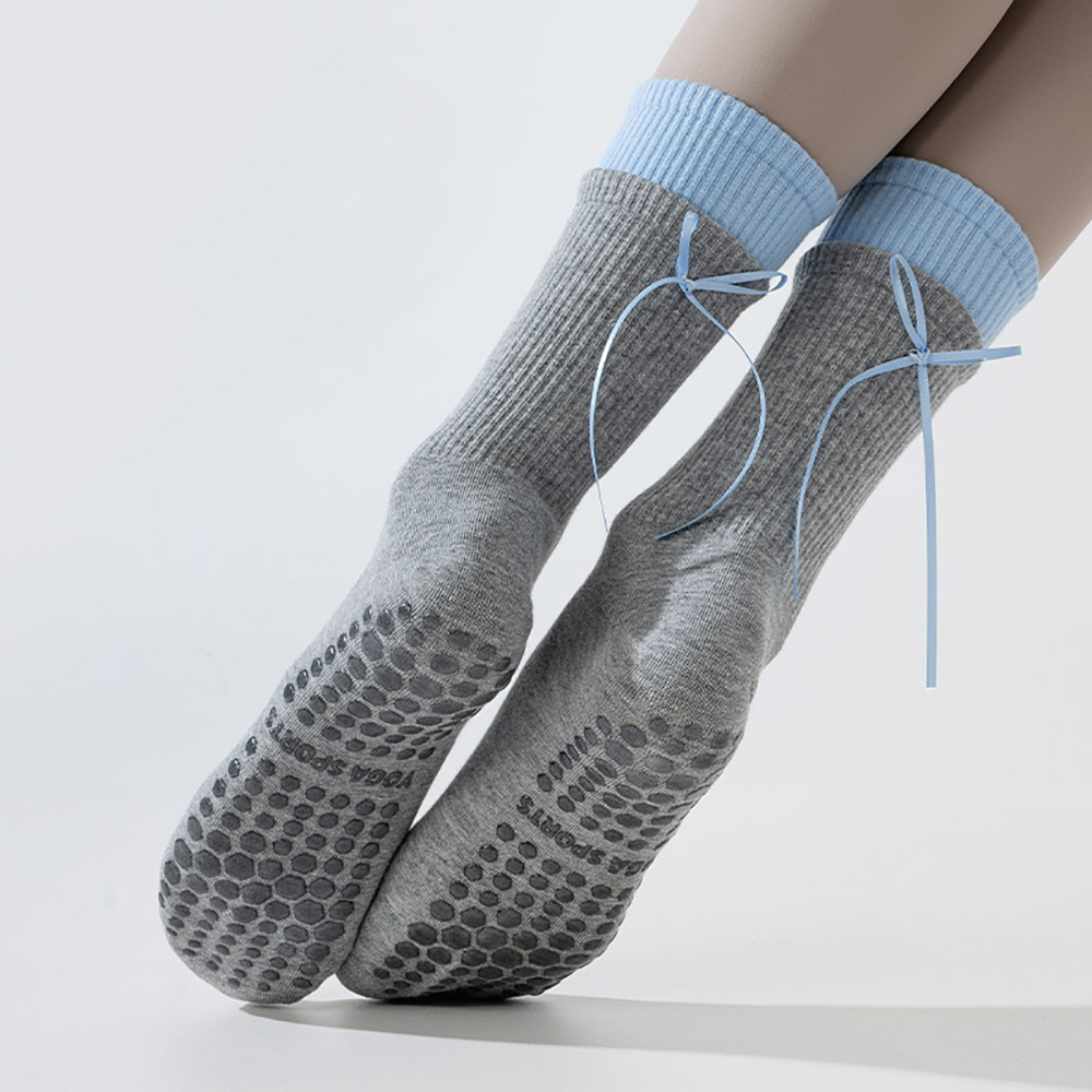 Pilates Yoga Hose - Meias de Yoga Duplas Antiderrapantes com