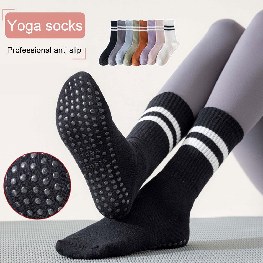 Pilates Yoga Hose - Meias esportivas de algodão profissional, fundo