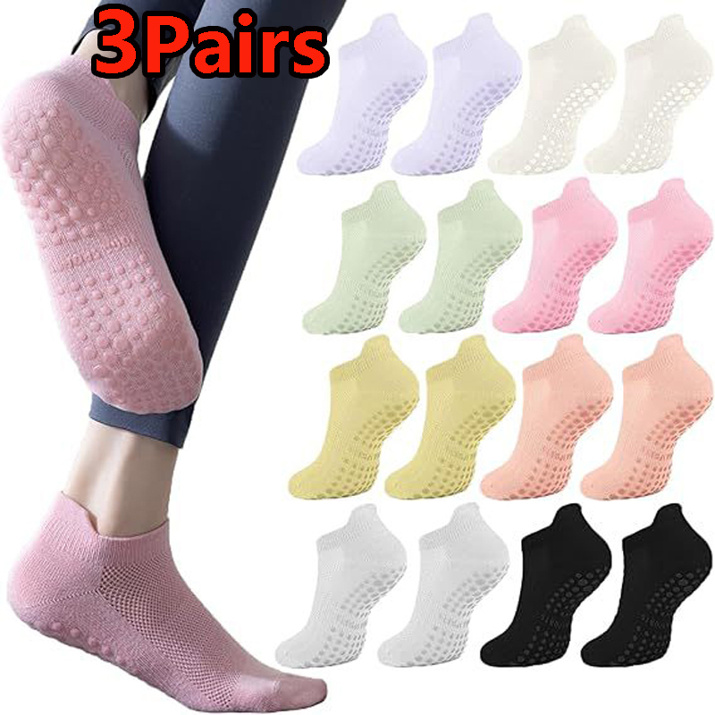 Pilates Yoga Hose - 3 Pares de Meias de Yoga