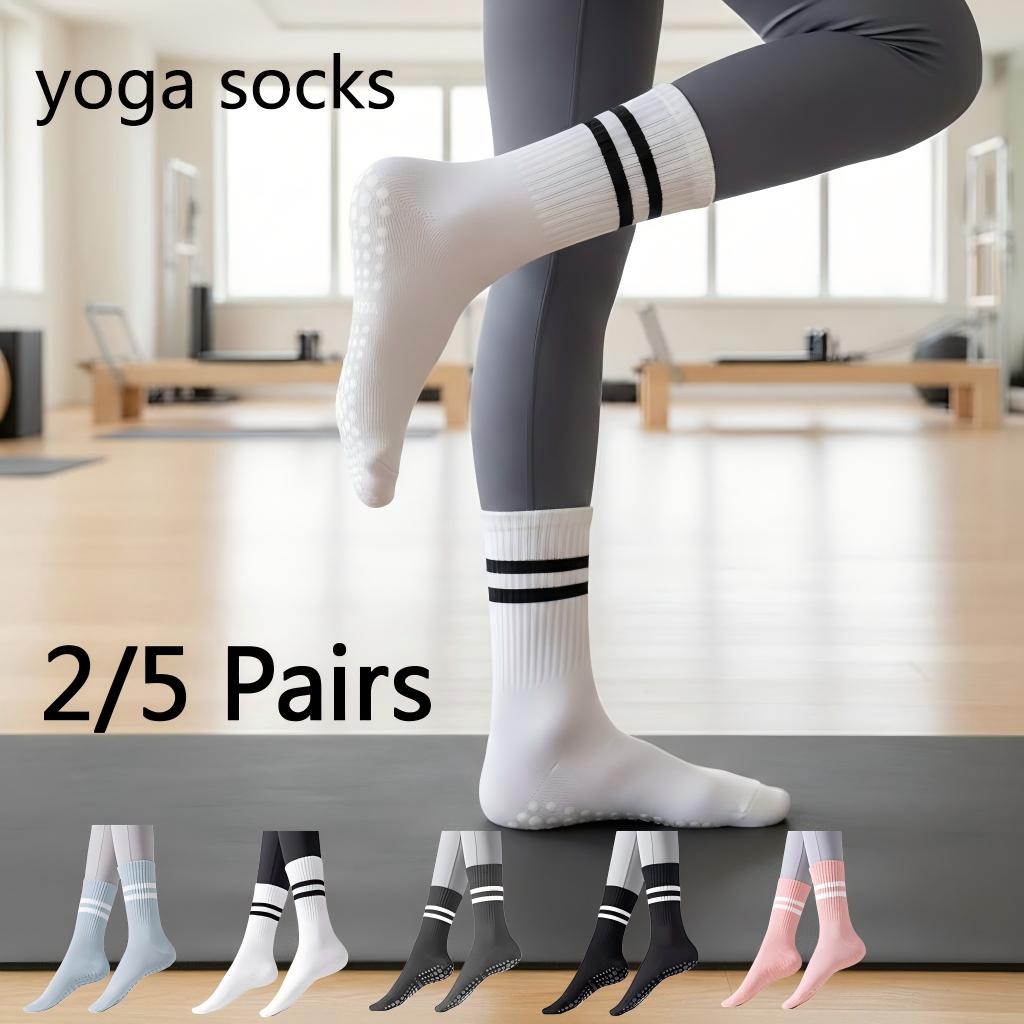 Pilate Yoga Workout - Meias de Yoga Antiderrapantes para Mulheres,