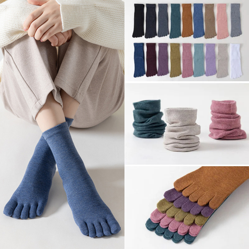 Pilates Yoga Hose - 1 par yoga cinco dedos meias