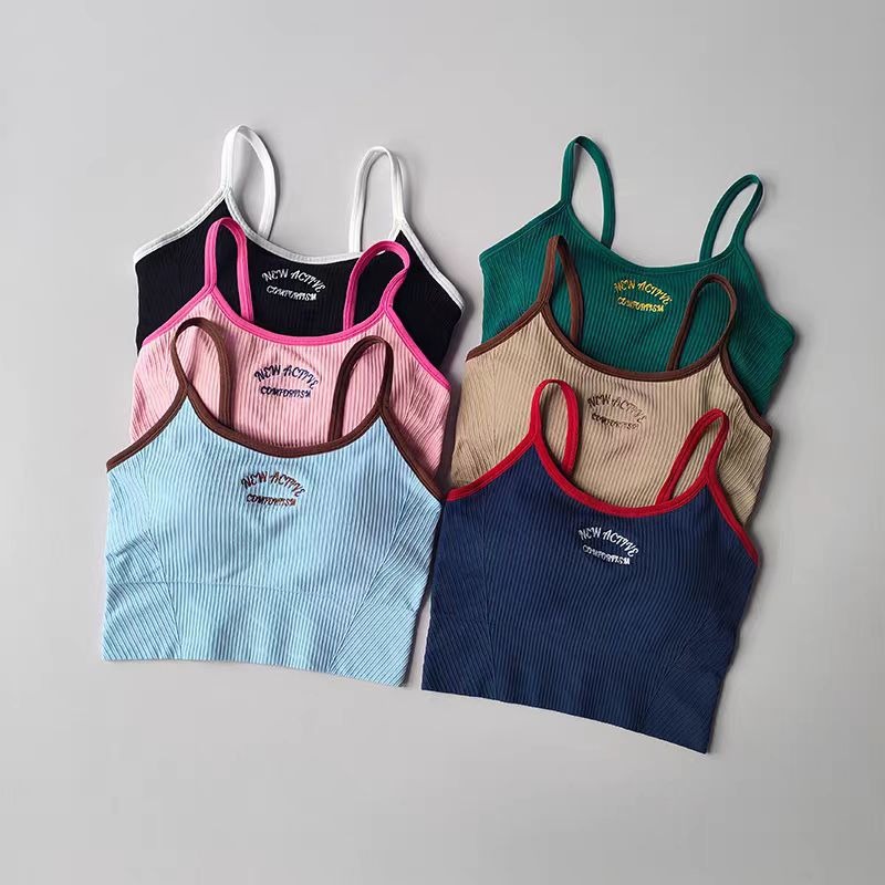 Pilates Yoga Block - Top Esportivo Feminino Color Block com