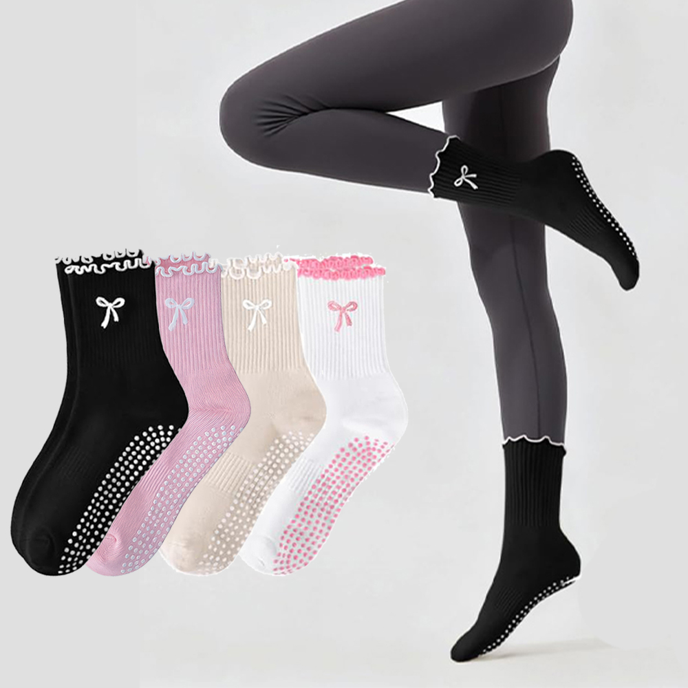 Pilates Yoga Hose - 3 Pares de Meias de Pilates