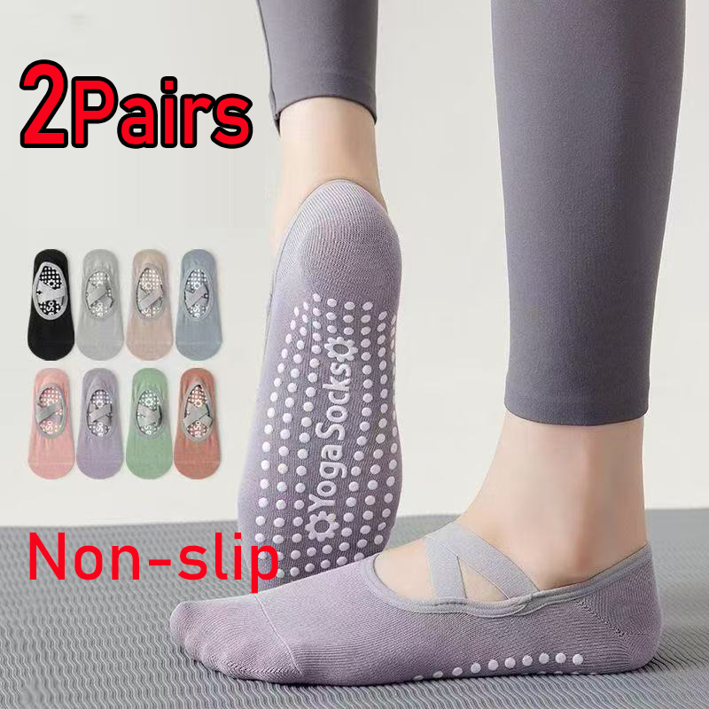 Pilates Yoga Hose - 1/2 Pares de Meias de Yoga
