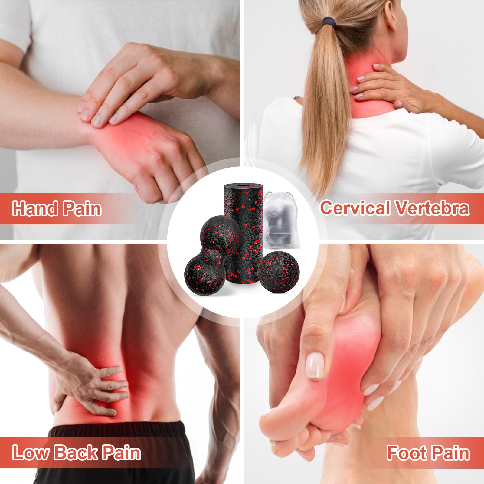Rolo de massagem oco para ioga - Pilates Yoga Block avaliação e preço