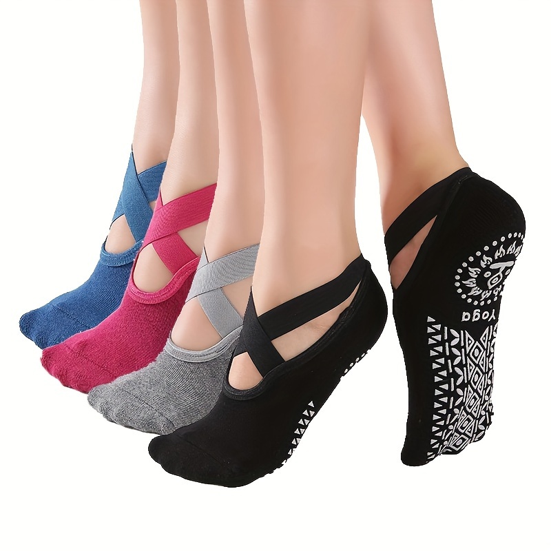 4 Pares de Meias de Yoga X-cro - Pilates X Yoga avaliação e preço