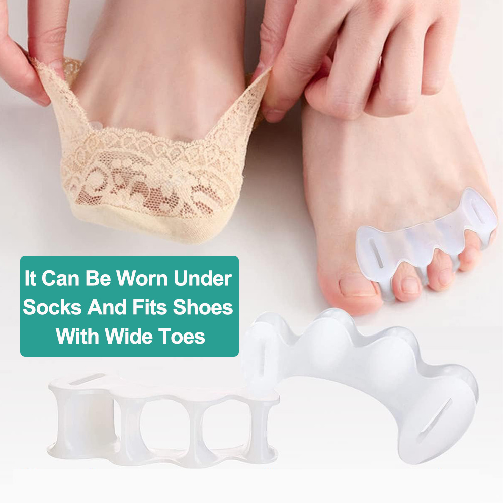1 par de gel de silicone duro  - Toe Separator Silicon avaliação e preço