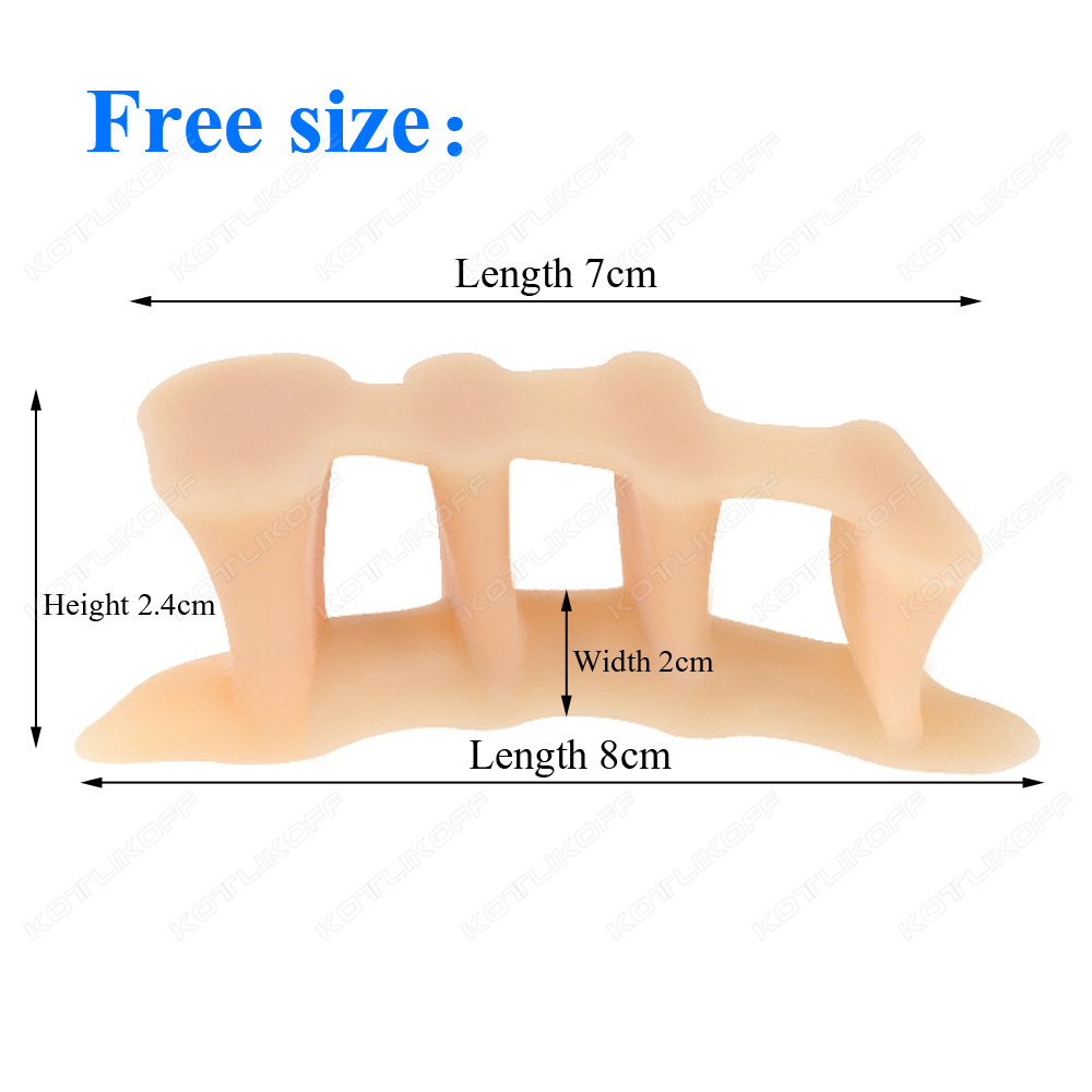 Separador protetor de dedos do - Toe Separator Silicon avaliação e preço