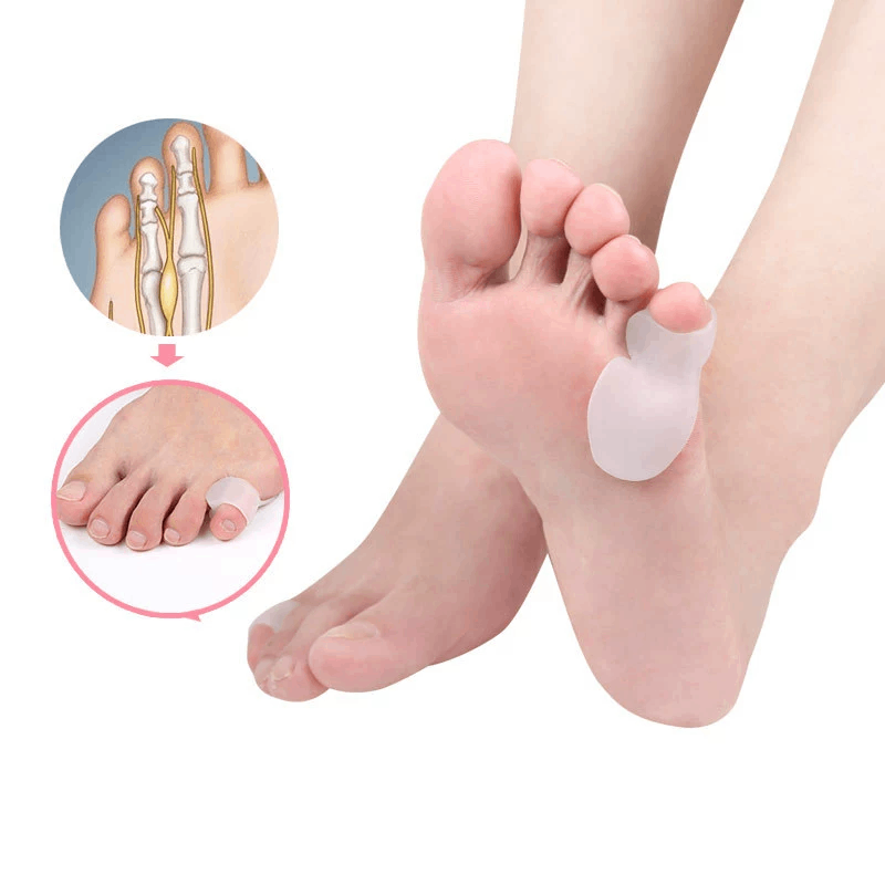 1/2/5 pares protetor de dedo m - Toe Separator Silicon avaliação e preço