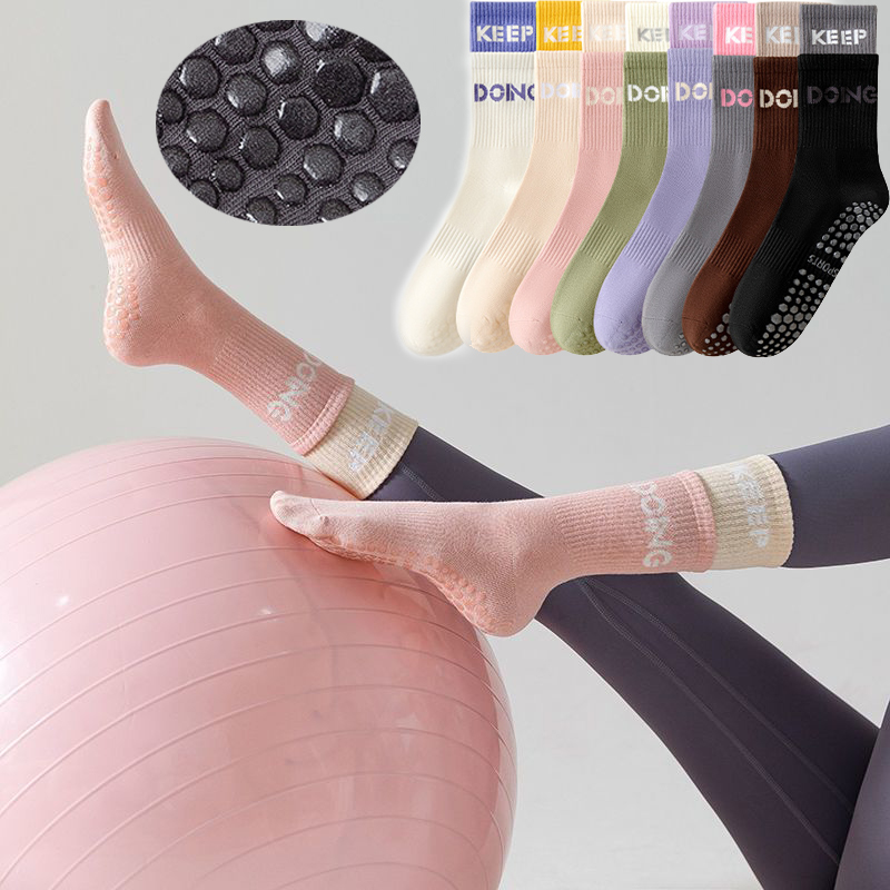 Meias de Yoga de Cano Médio pa - Pilates Yoga Hose avaliação e preço