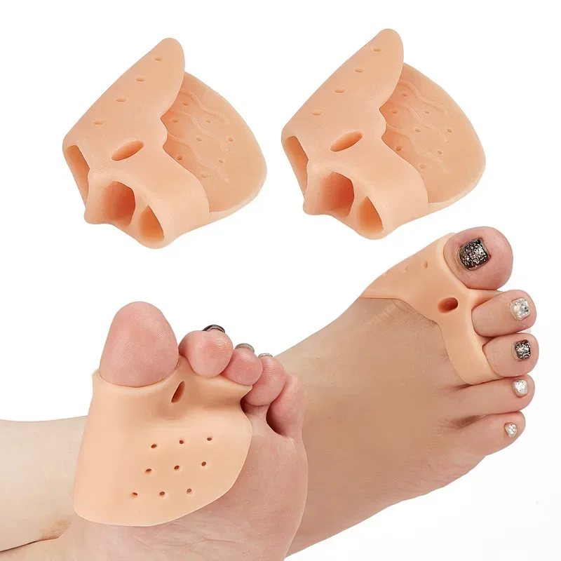 1 par de silicone toe correcto - Toe Separator Silicon avaliação e preço