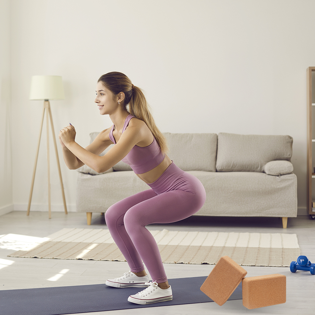 1 Bloco de Cortiça para Yoga,  - Pilates X Yoga avaliação e preço