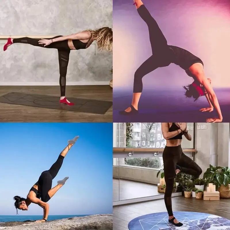 Meias de Yoga Antiderrapantes  - Pilate Yoga Workout avaliação e preço