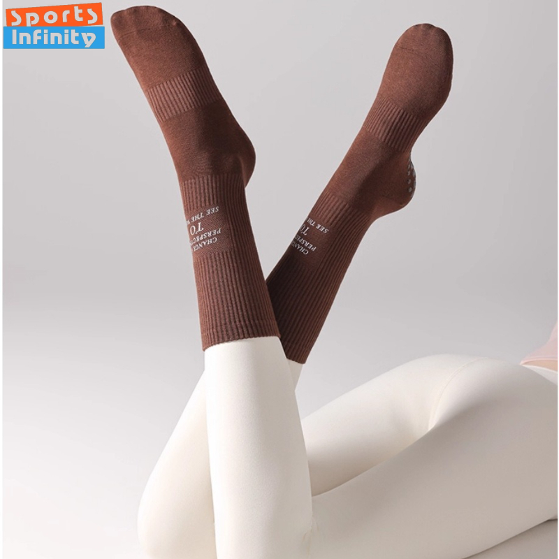 Meados tubo meias de yoga anti - Pilates Yoga Hose avaliação e preço